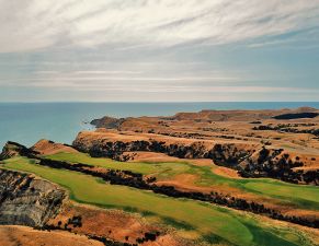 Cape Kidnappers 15th And 16th Aerial Side